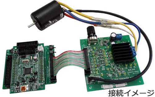 ブラシレスモータスタータキット(RL78G24)接続イメージ