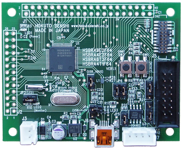 ルネサス CPU RX231 SmartRX マイコンボード 北斗電子製 | kensysgas.com