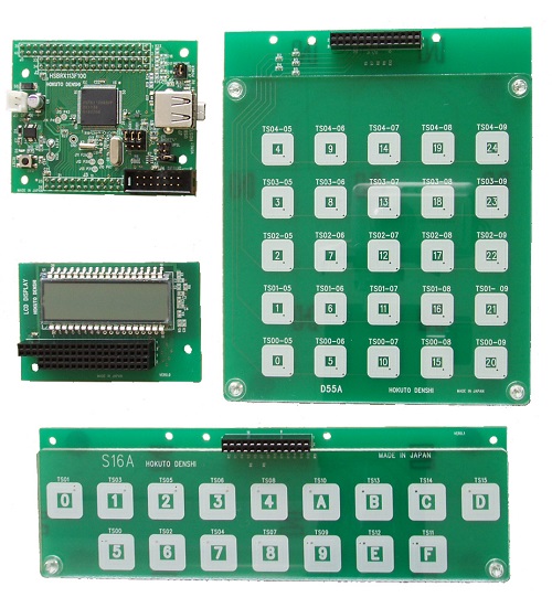 株式会社北斗電子製 ルネサス エレクトロニクス RX113（100pin）マイコン搭載ボード RX113タッチキー評価キットR、HSBRX113F100